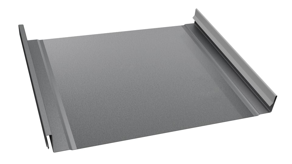 Gray Zinc Matte® Standing Seam Metal Roofing