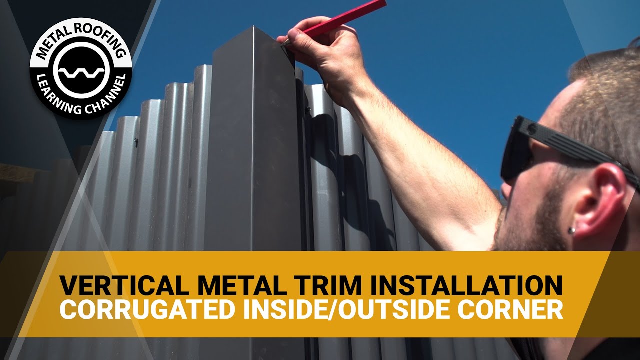 Outside Corner Trim - Vertical Install | Western Wave® Panels