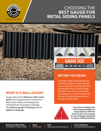 4105-21 Metal Siding Gauge Flyer (Page 1)