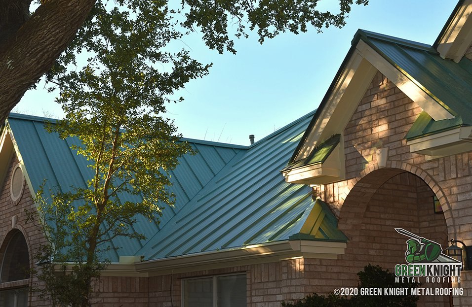 southwest metal roofing patina green