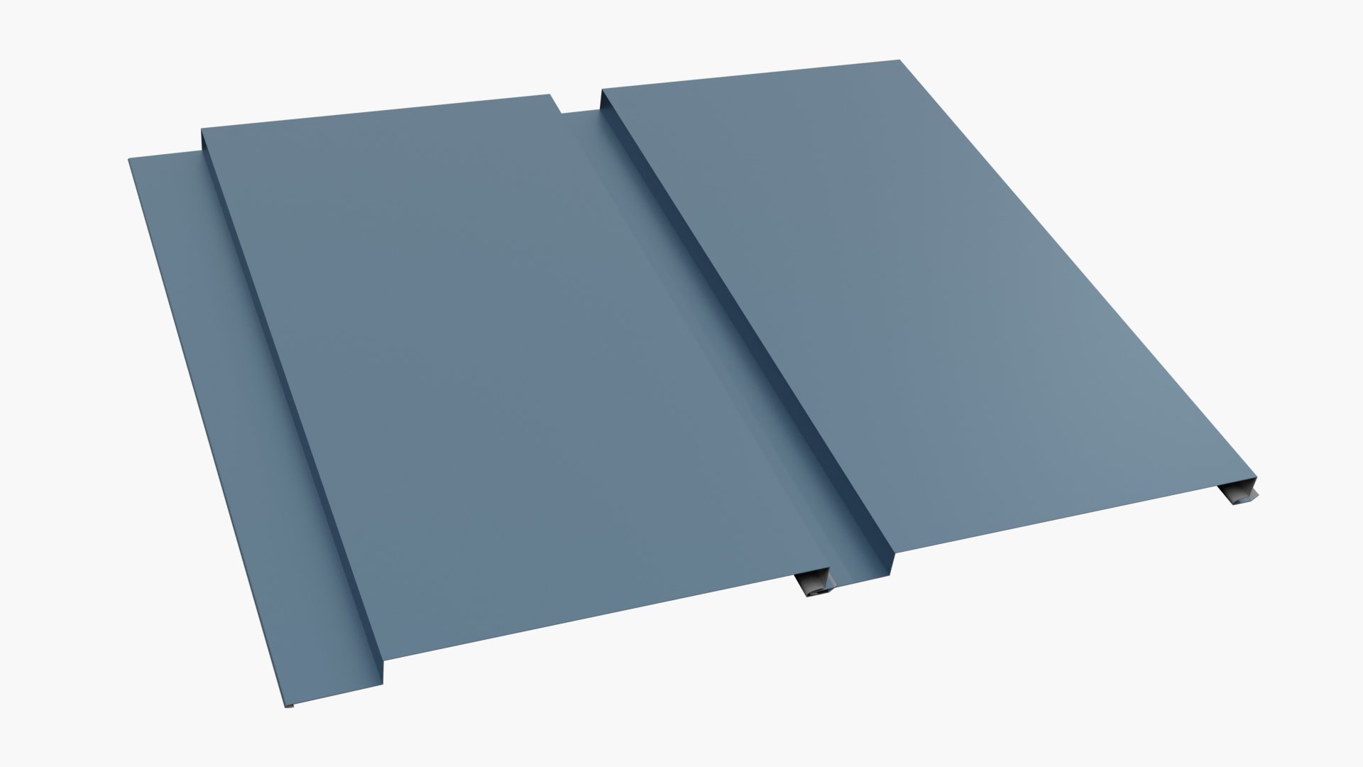 Slate Blue Standing Seam Metal Roofing Panels Available