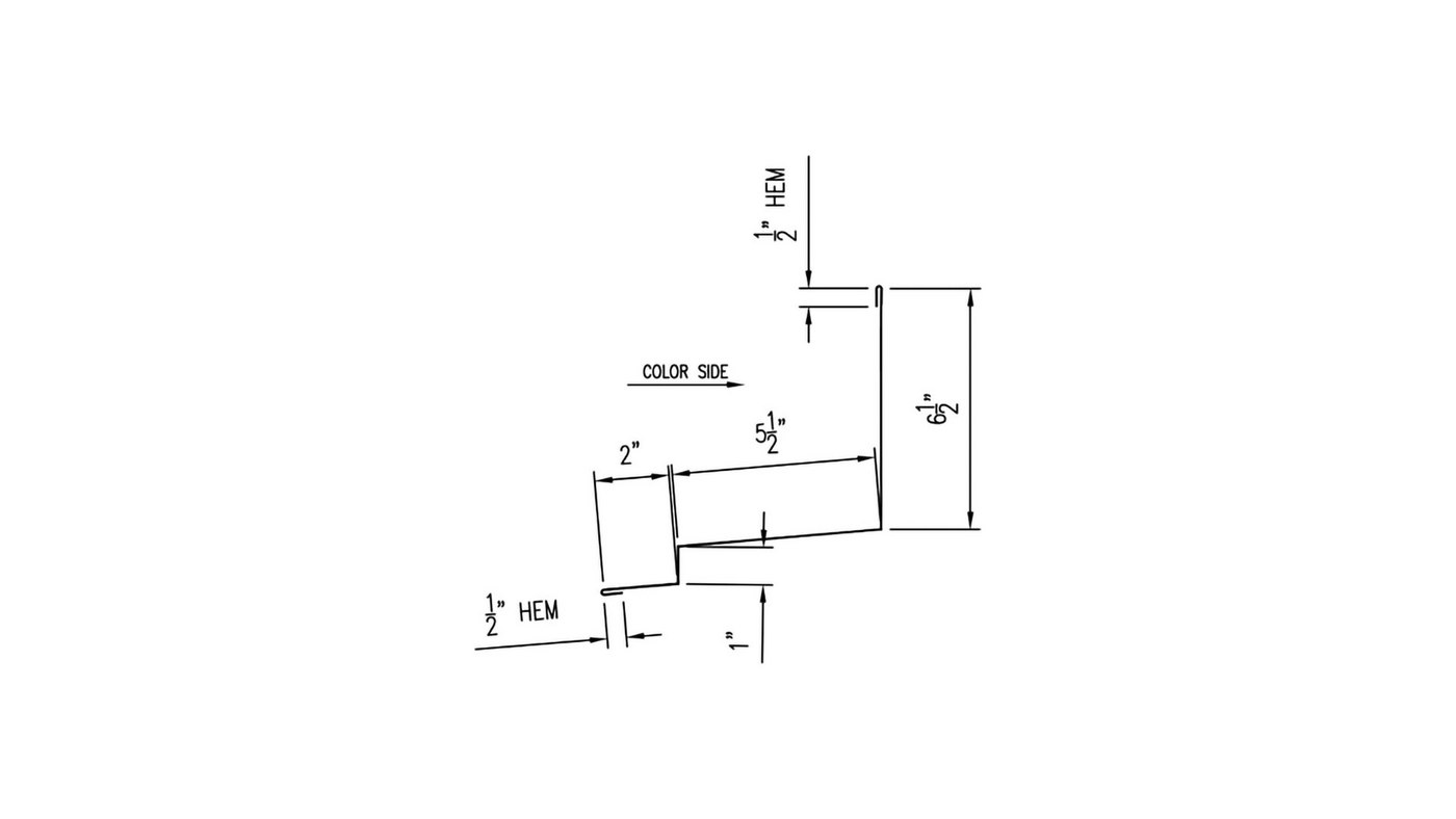 Endwall For Western Lock® Standing Seam