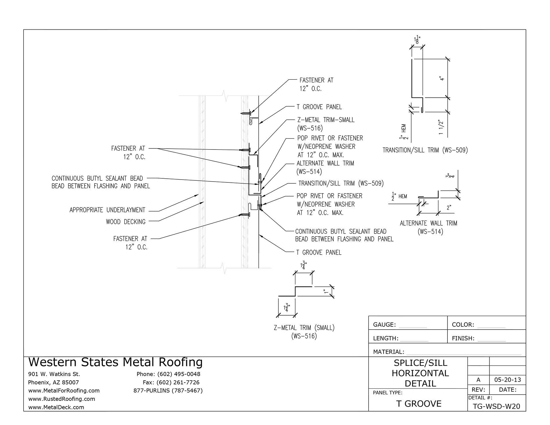 Z Metal Small T Groove Metal Wall Panel